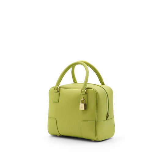 Amazona 19 Bag in Nappa Calfskin in Lime Yellow