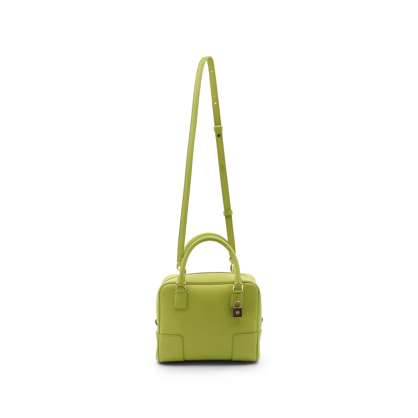 Amazona 19 Bag in Nappa Calfskin in Lime Yellow