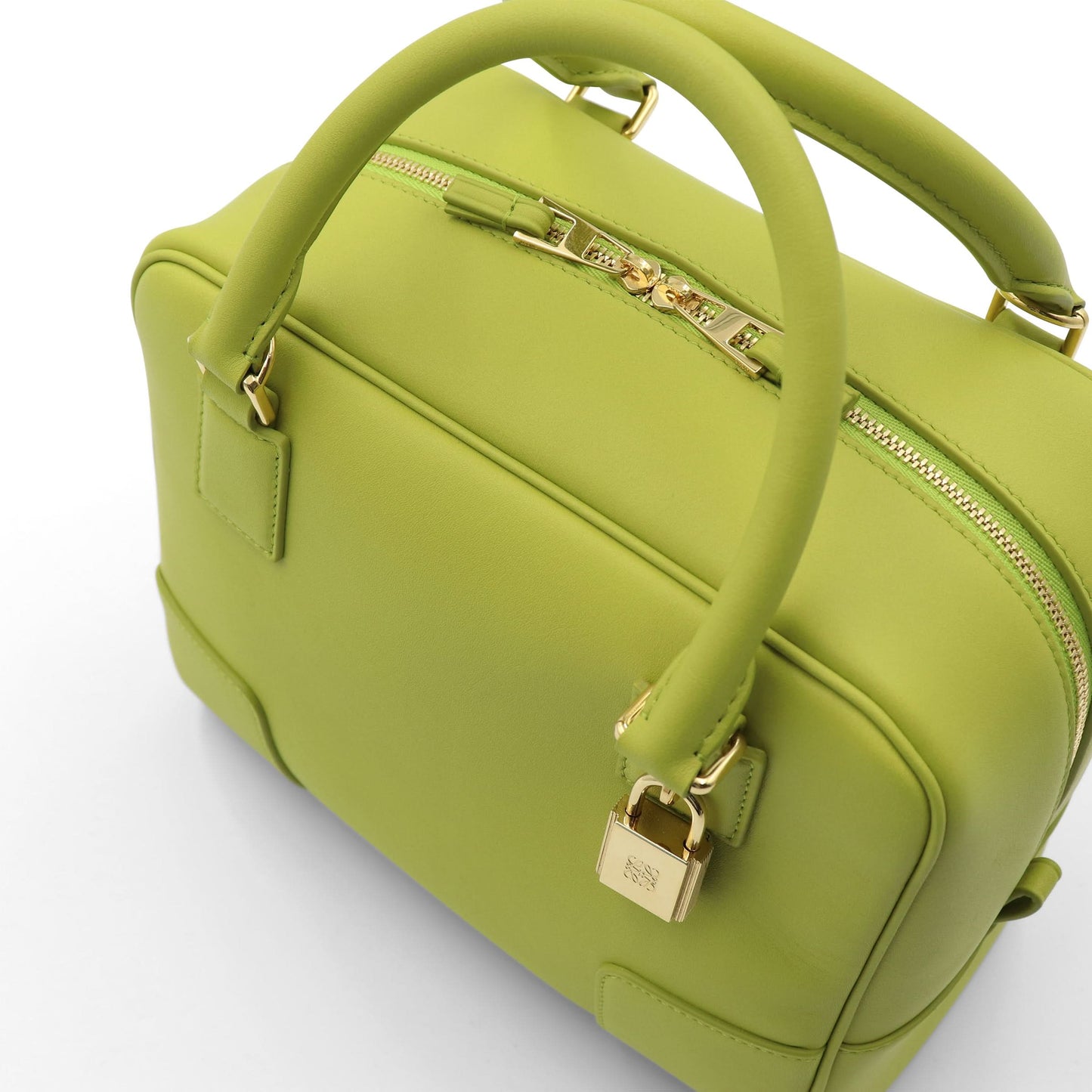 Amazona 19 Bag in Nappa Calfskin in Lime Yellow