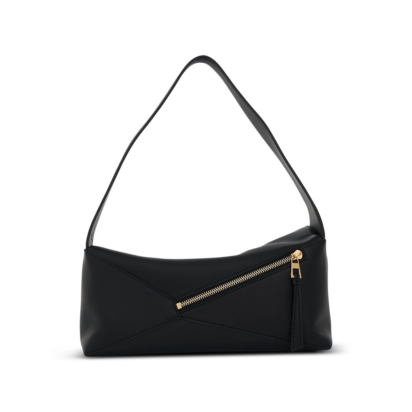 Puzzle Hobo Bag in Nappa Calfskin in Black