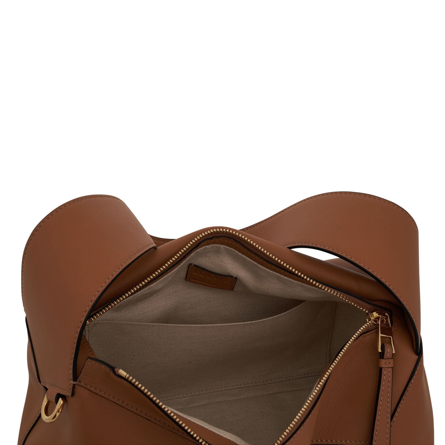 Puzzle Hobo Bag in Nappa Calfskin in Warm Dessert