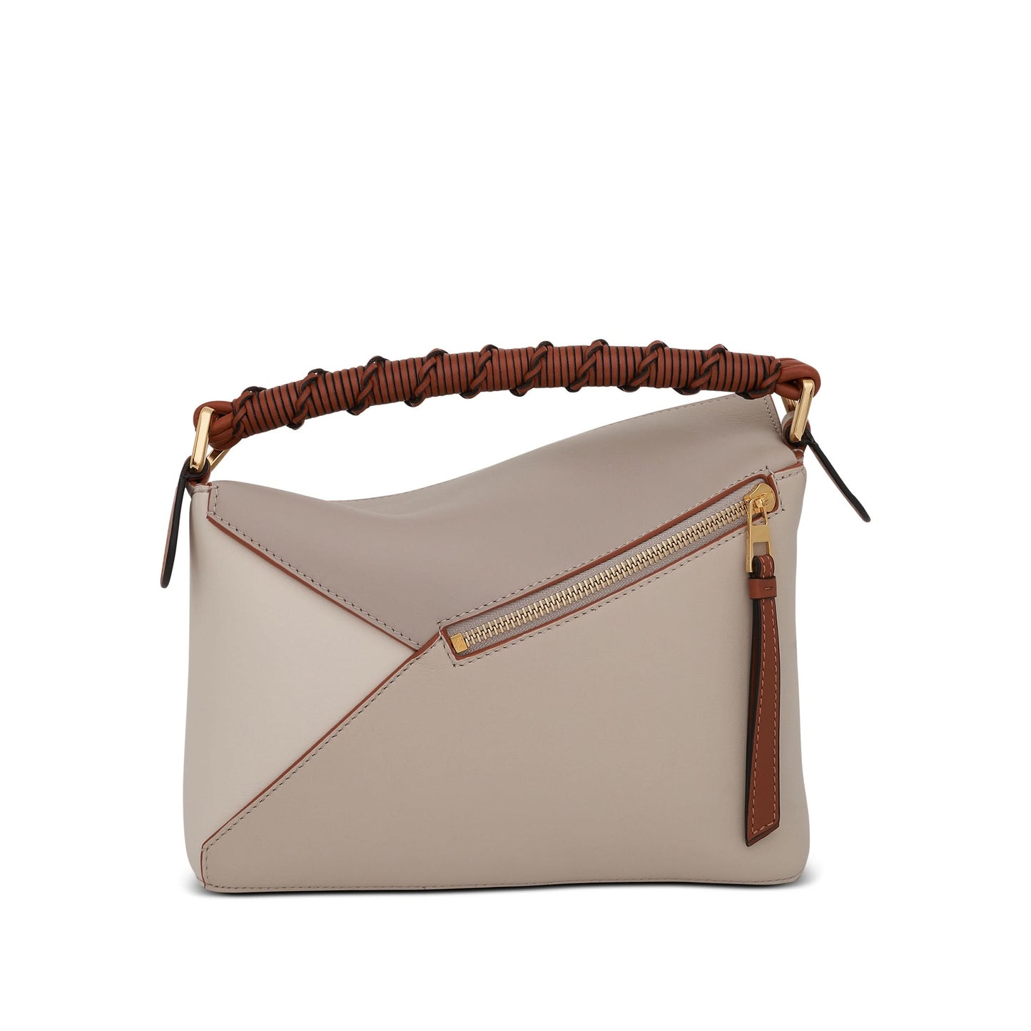 Small Puzzle Edge Bag in Nappa Calfskin in Ghost