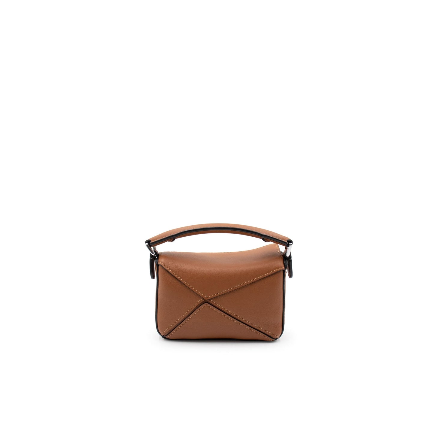 Nano Puzzle Bag in Classic Calfskin in Tan