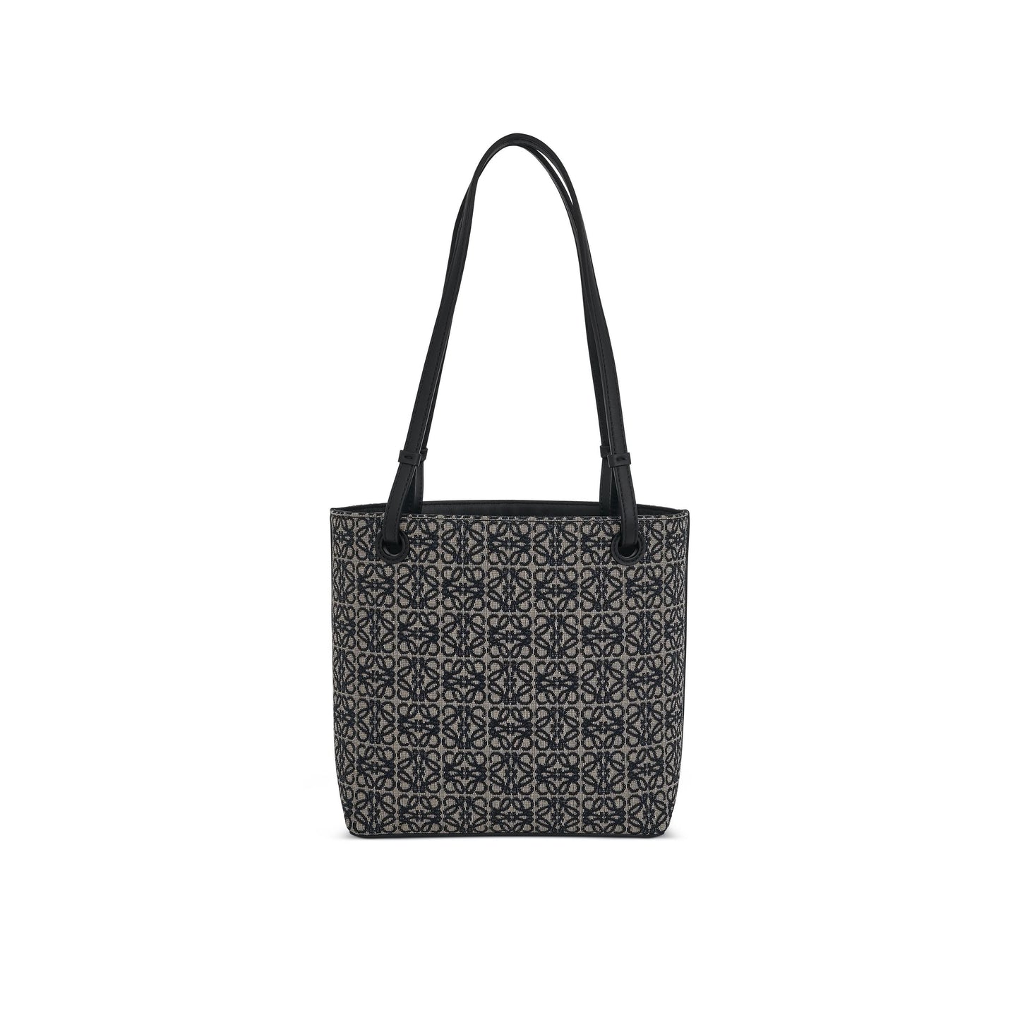 Square Tote Bag Anagram in Navy