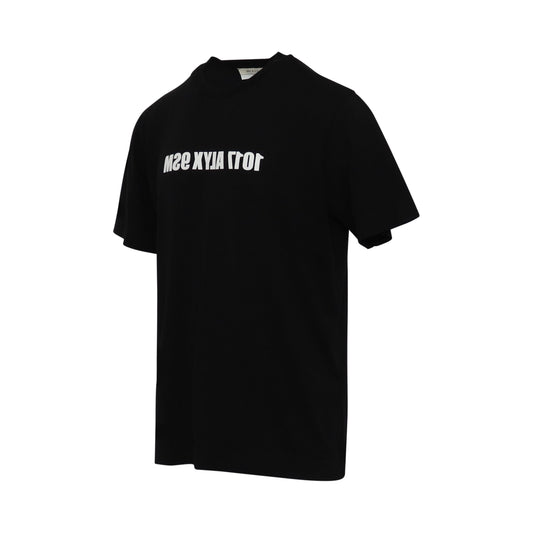 Mirrored Logo T-Shirt in Black