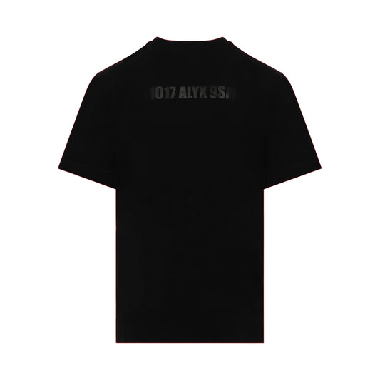 Mirrored Logo T-Shirt in Black