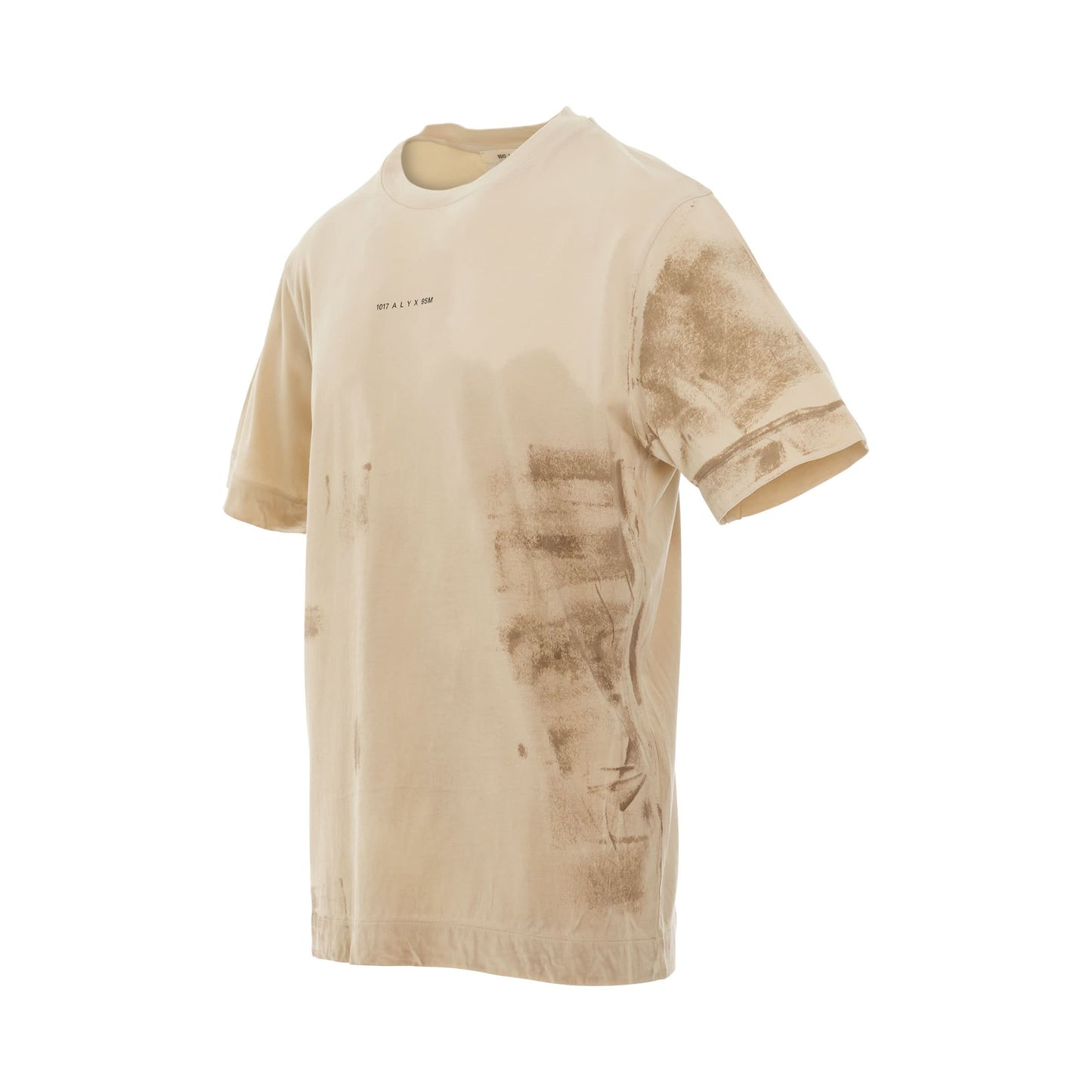 Treated Logo T-Shirt in Off Tan