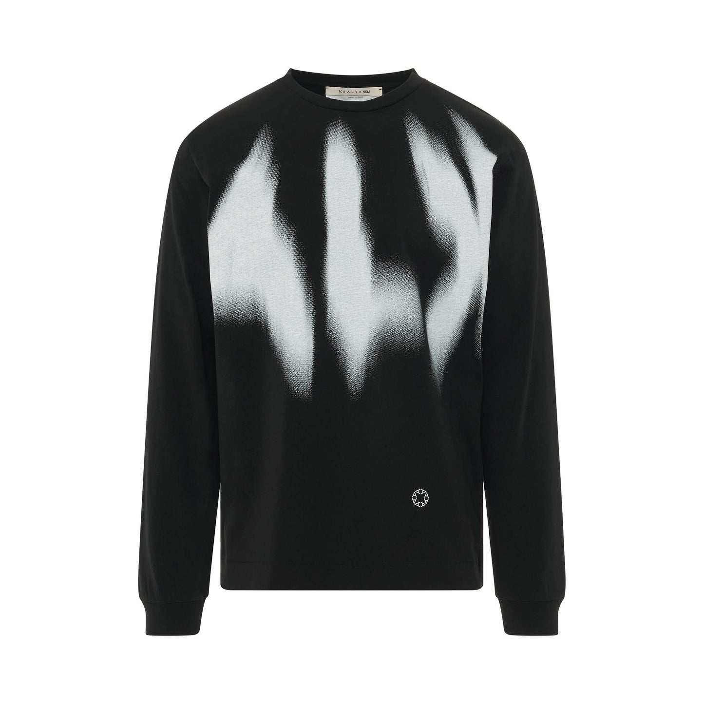 Phantom Logo Long Sleeve T-Shirt in Black