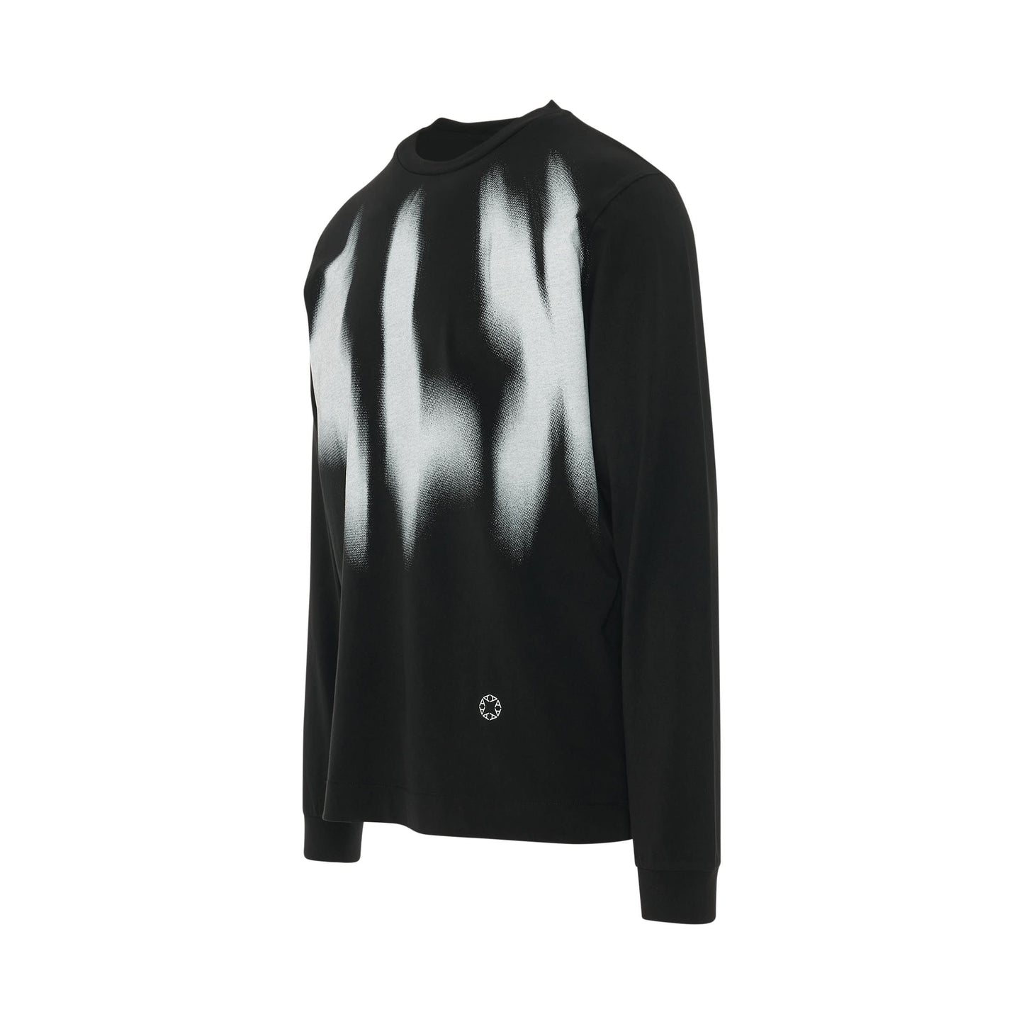 Phantom Logo Long Sleeve T-Shirt in Black