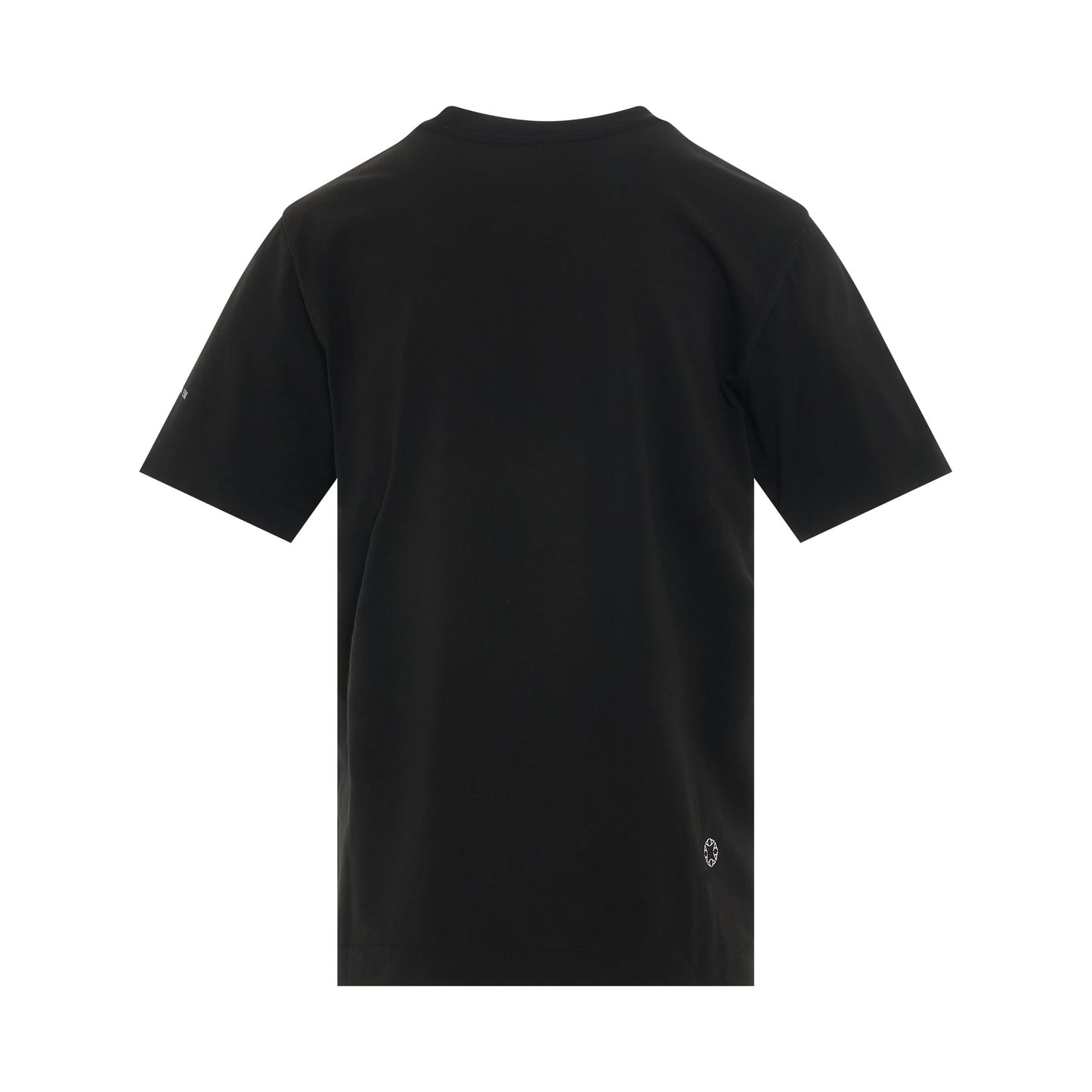 Drippy Logo Print T-Shirt in Black