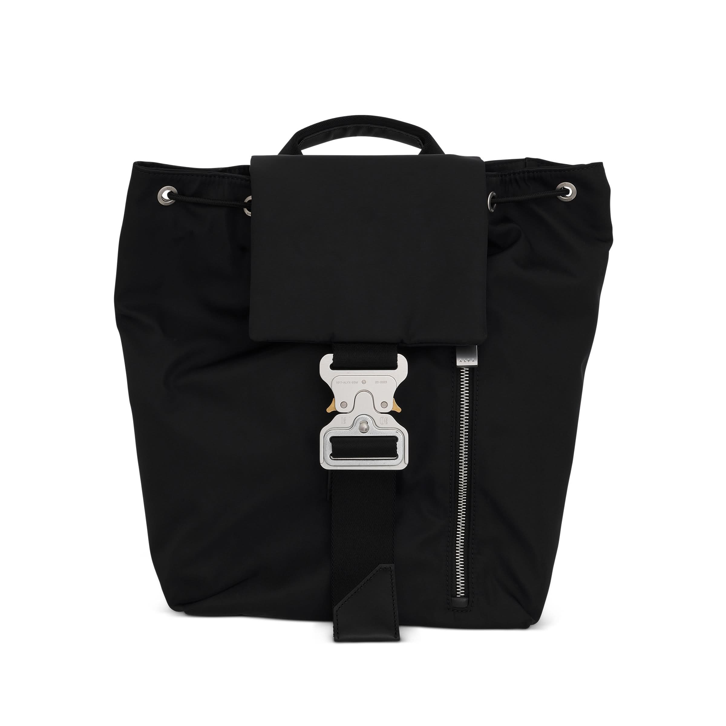 Tank Zipped Backpack in Black