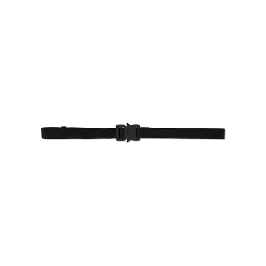 Medium Nylon Buckle Rollercoaster Belt in Black