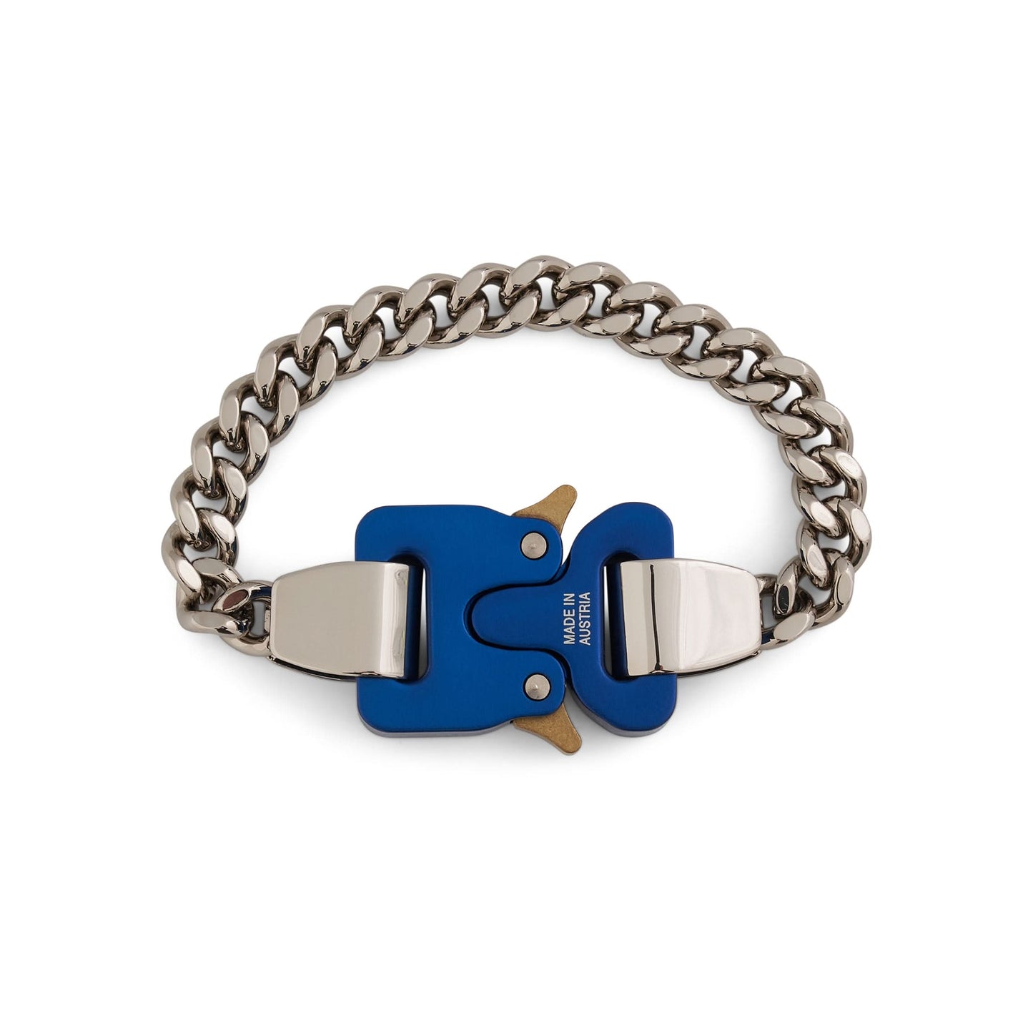 Classic Chainlink Bracelet in Silver/Blue