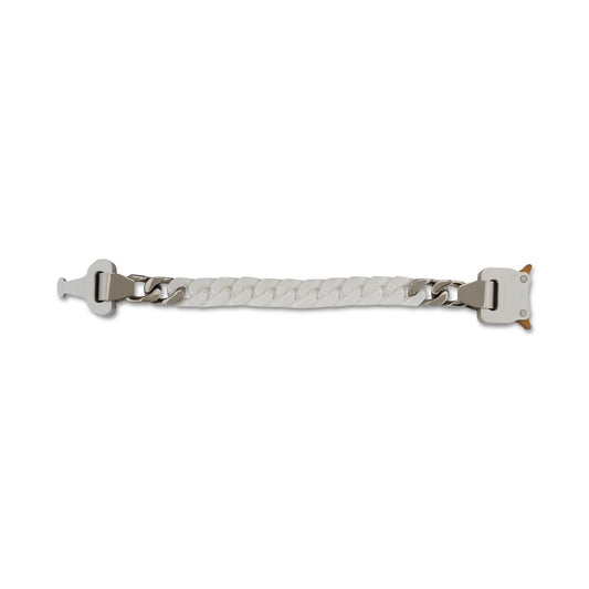 Ceramic Buckle Chain Bracelet in White