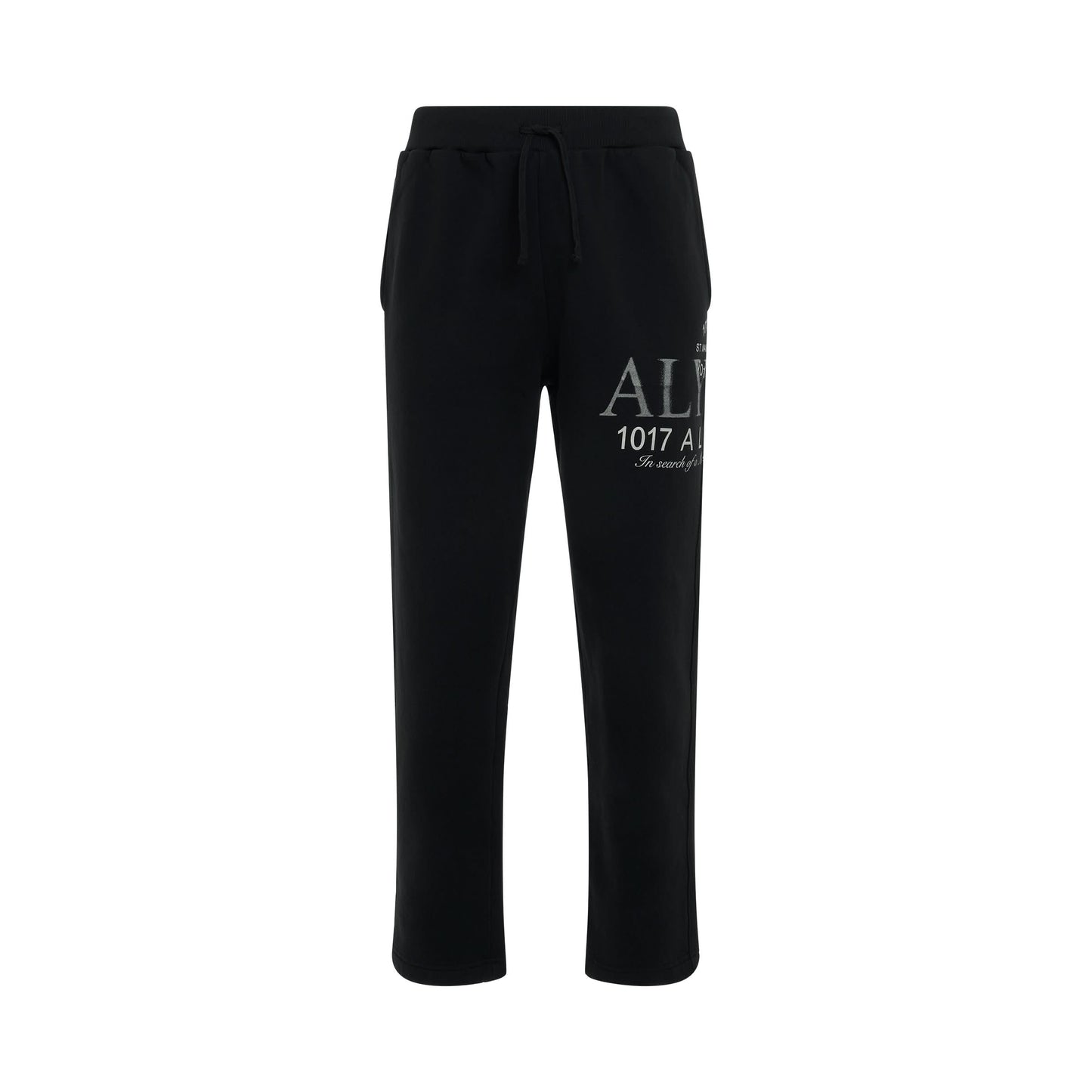 Print Sweatpants in Black