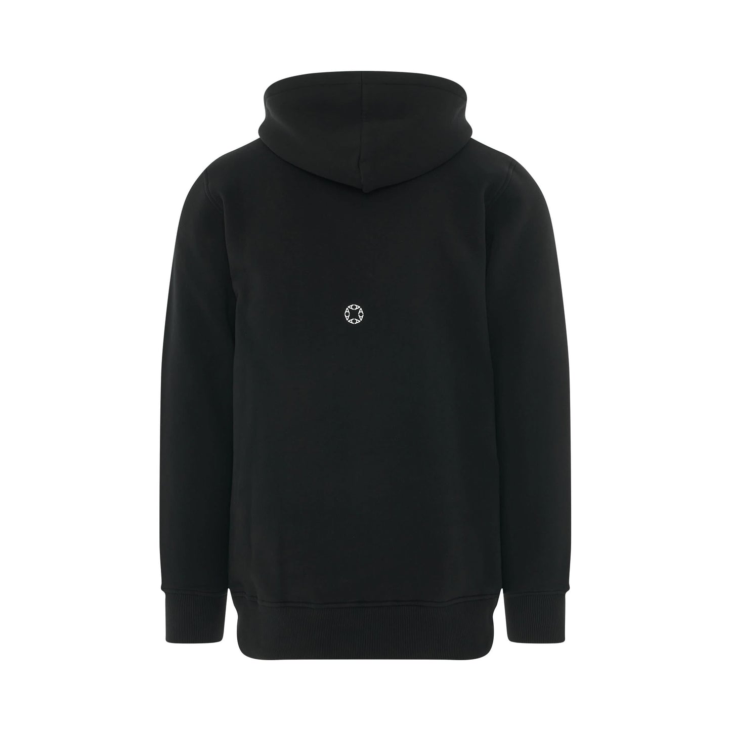 Classic Printed Logo Hoodie in Black