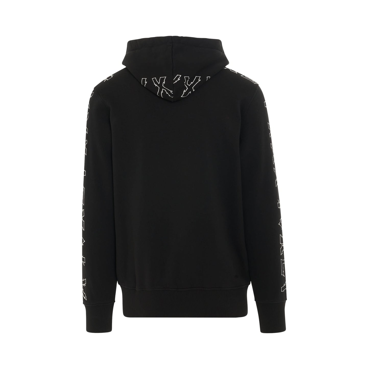 Logo Fleece Hoodie in Black