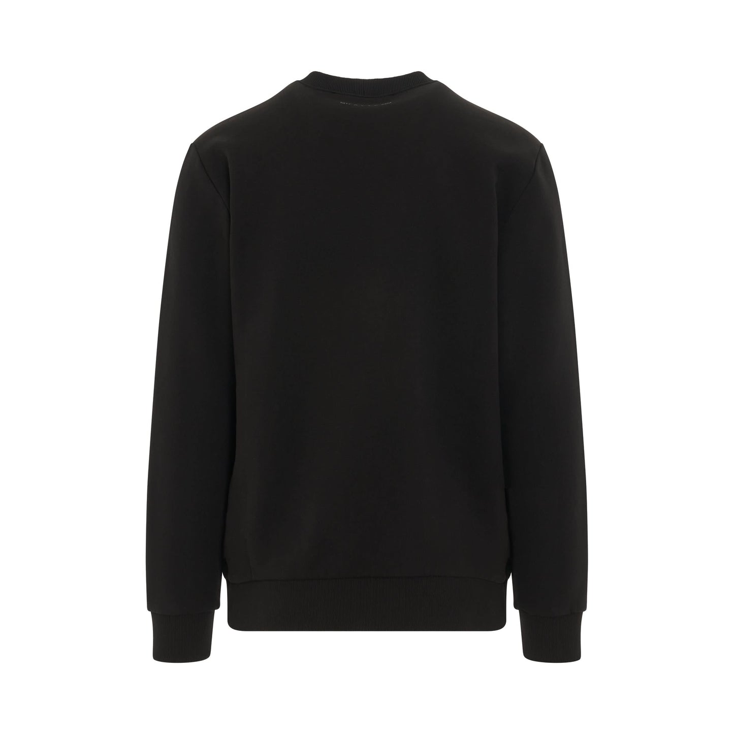 Techno Crewneck Sweatshirt in Black