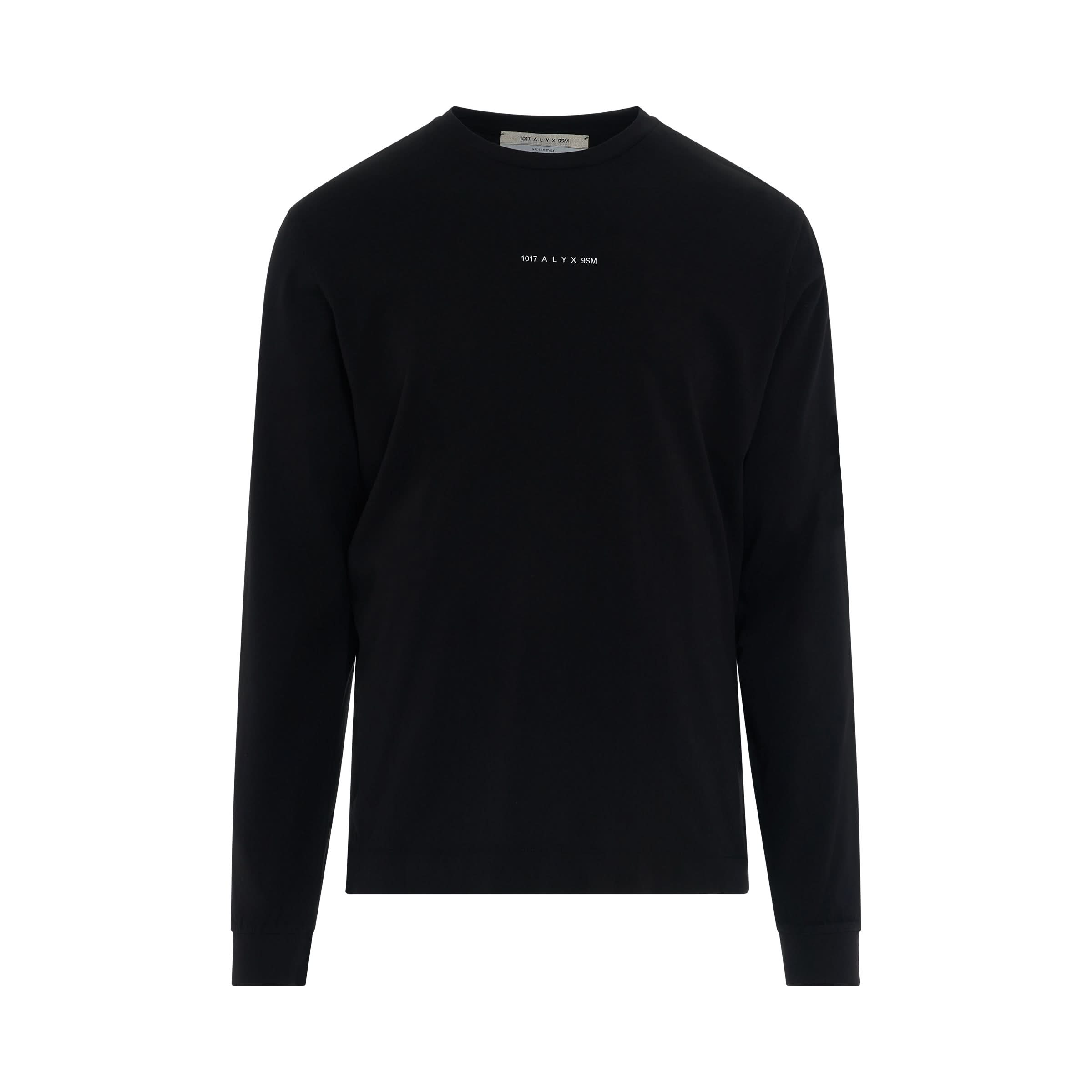 Graphic Logo Long Sleeve T-Shirt in Black