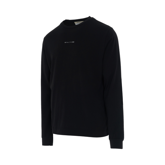 Graphic Logo Long Sleeve T-Shirt in Black