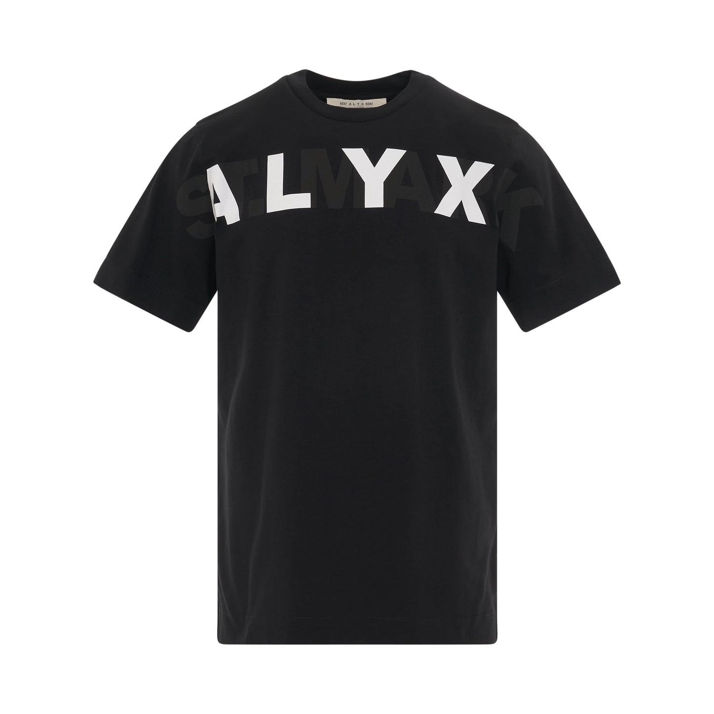 Inverted Logo S/S T-Shirt in Black