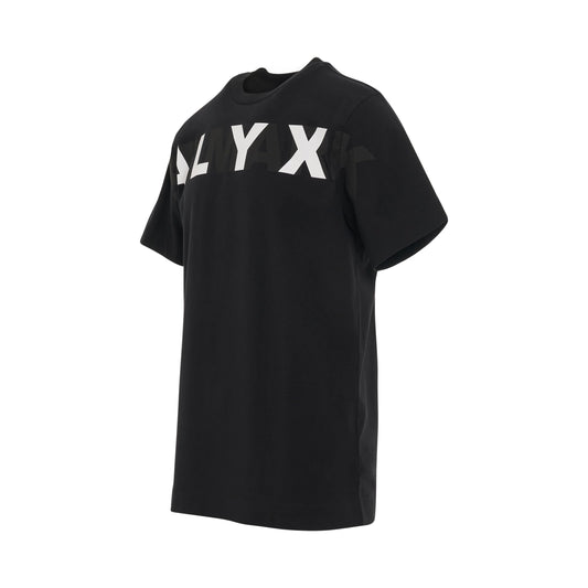 Inverted Logo S/S T-Shirt in Black