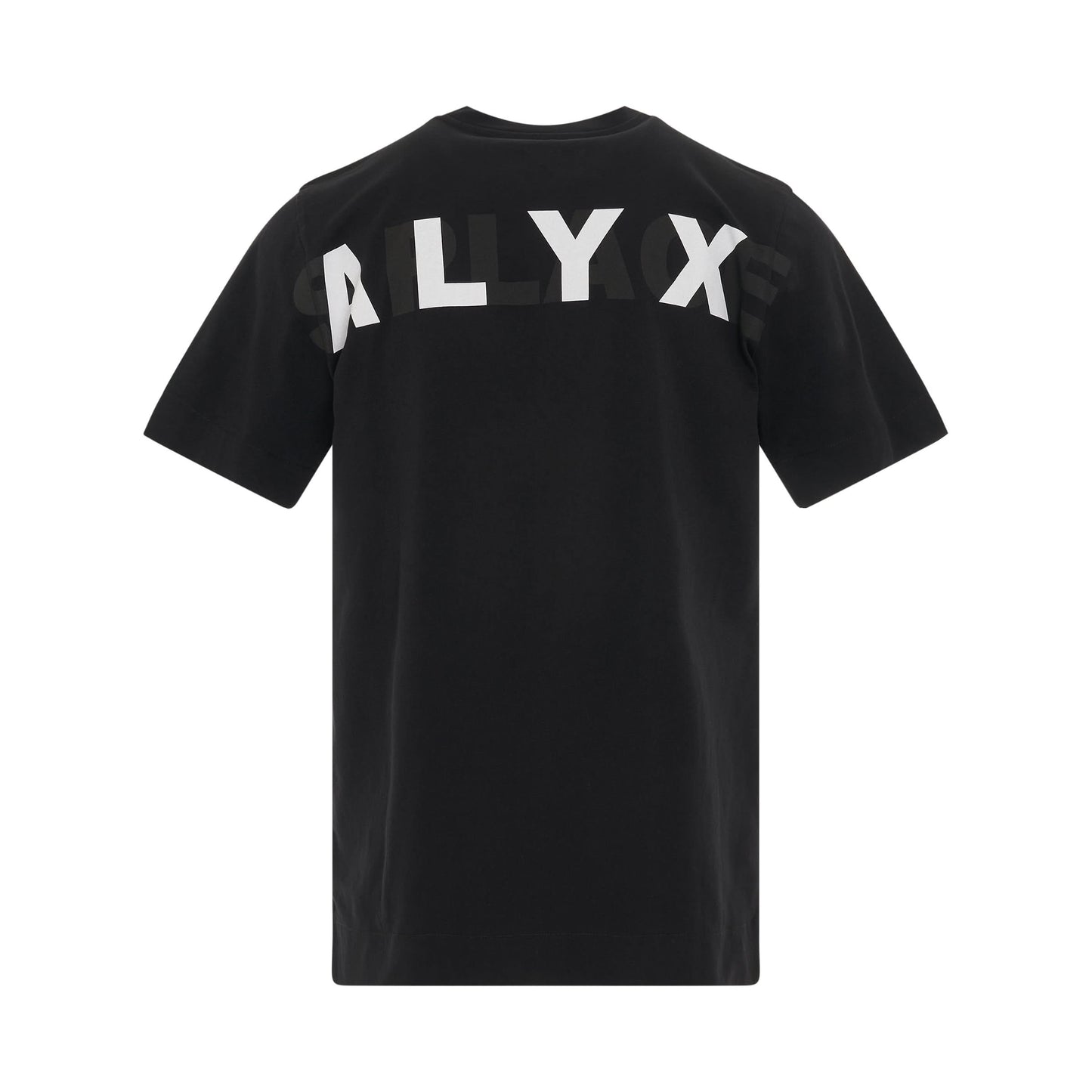 Inverted Logo S/S T-Shirt in Black