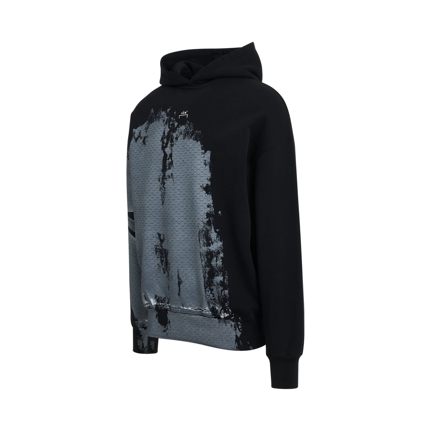 Brushstroke Hoodie in Black