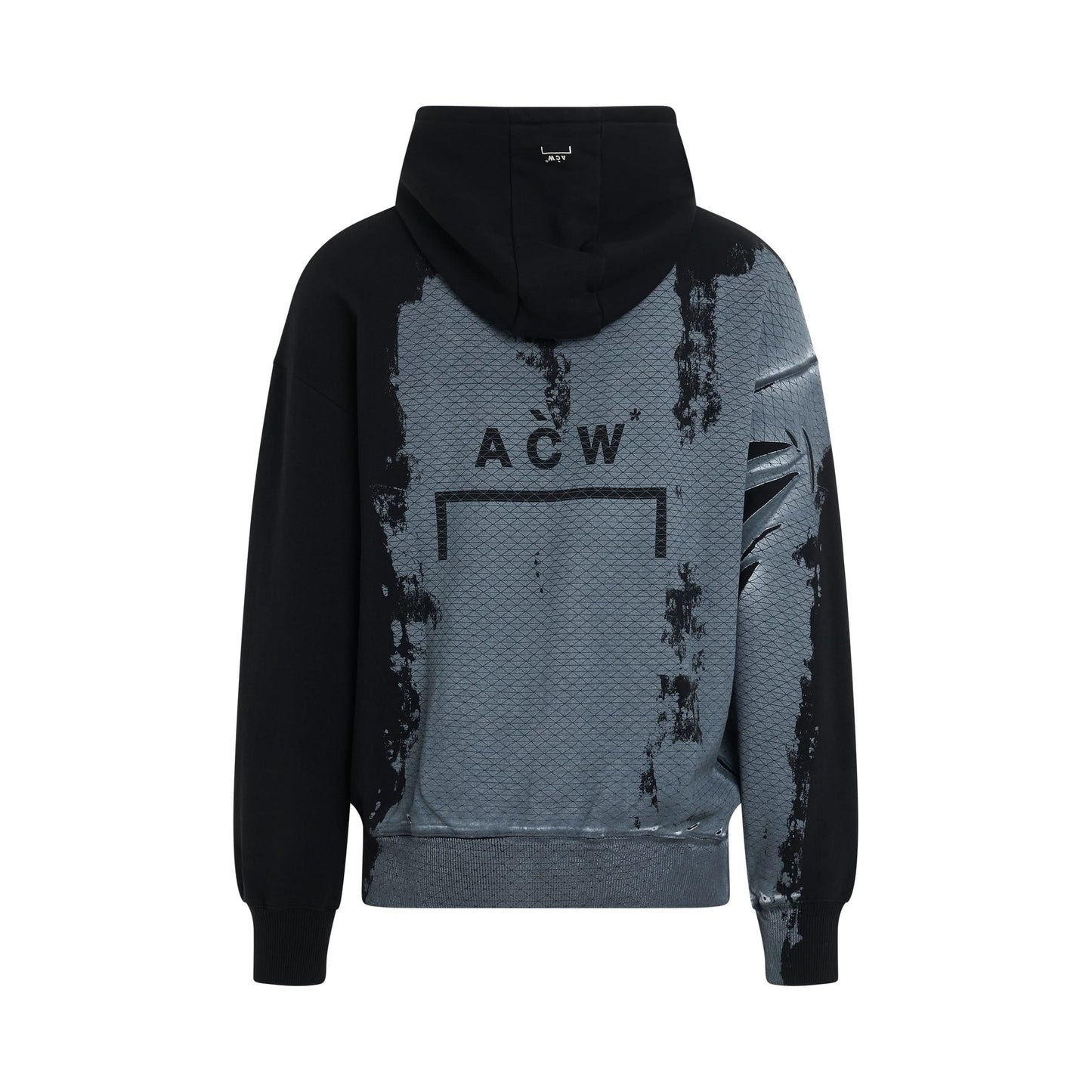 Brushstroke Hoodie in Black