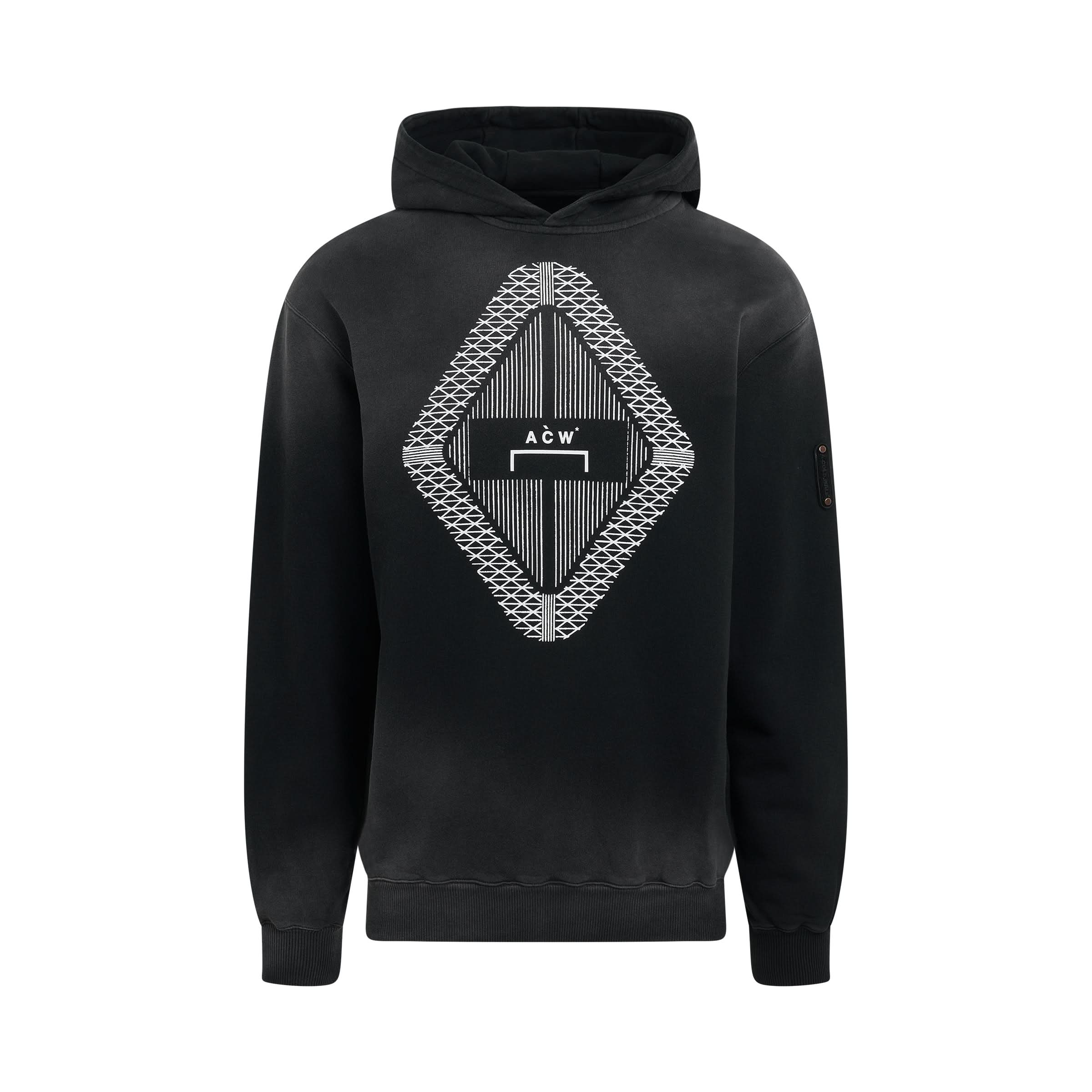 Gradient Hoodie in Black