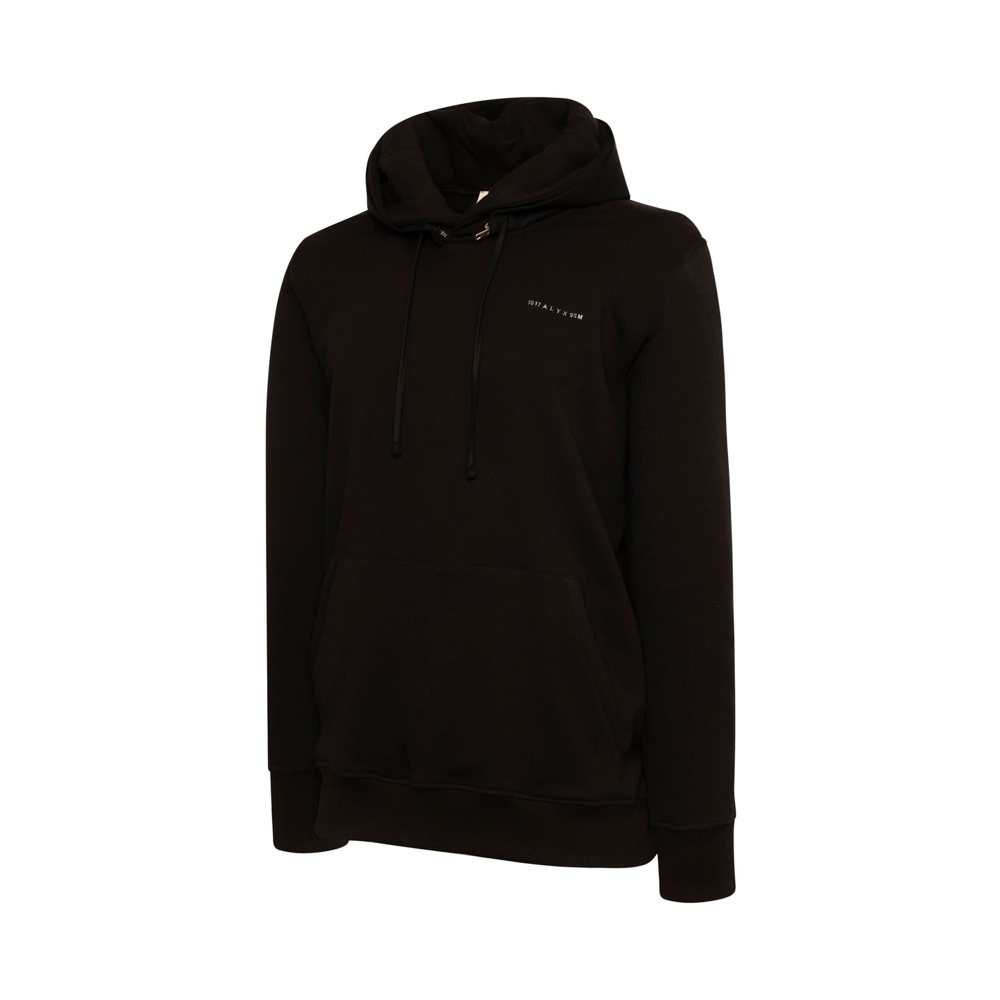 Mackintosh Metal Logo Hoodie in Black