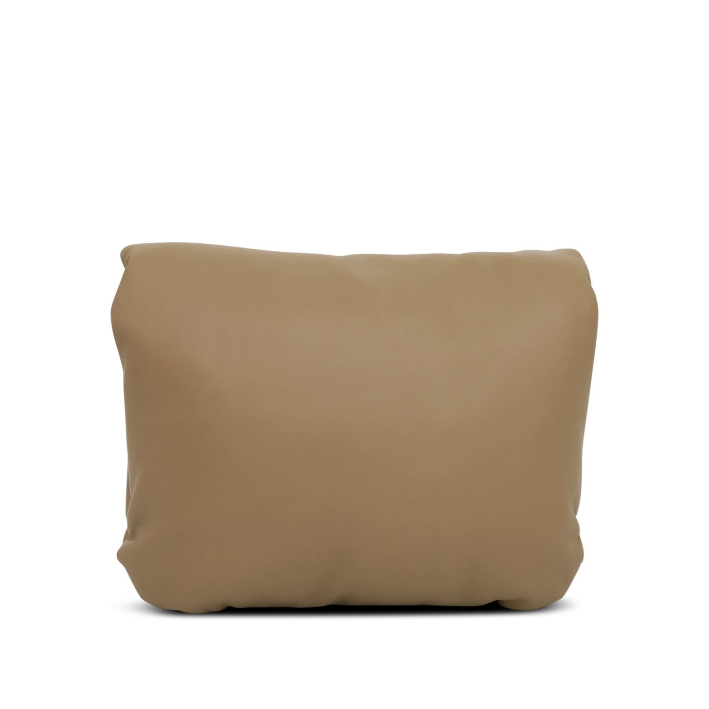 Puffer Goya Bag in Shiny Nappa Lambskin in Clay Green