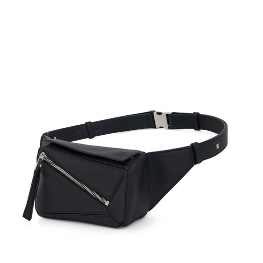 Mini Puzzle Bumbag in Classic Calfskin in Black