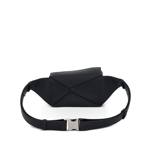 Mini Puzzle Bumbag in Classic Calfskin in Black