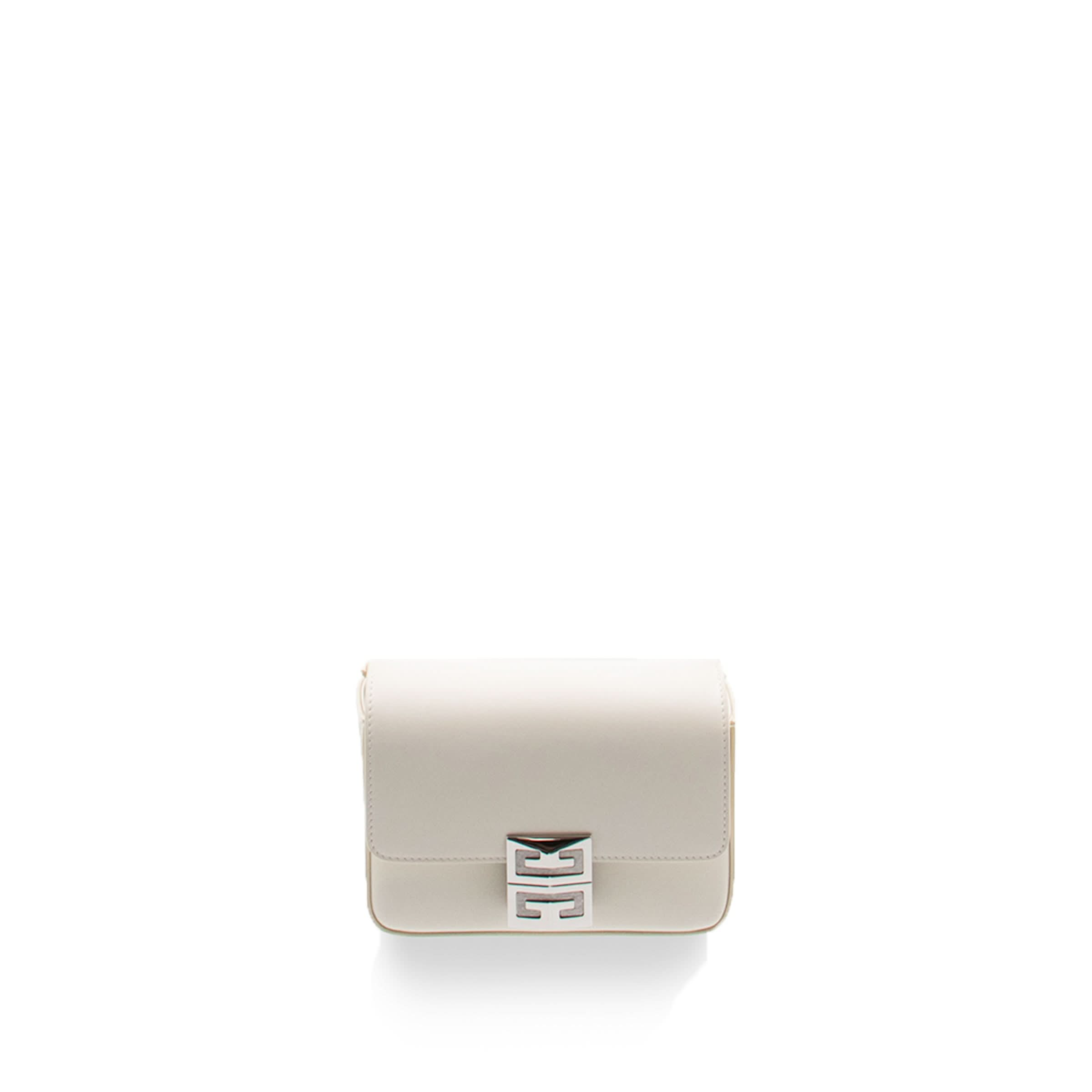 Small 4G Xbody Bag in Box Leather in Ivory