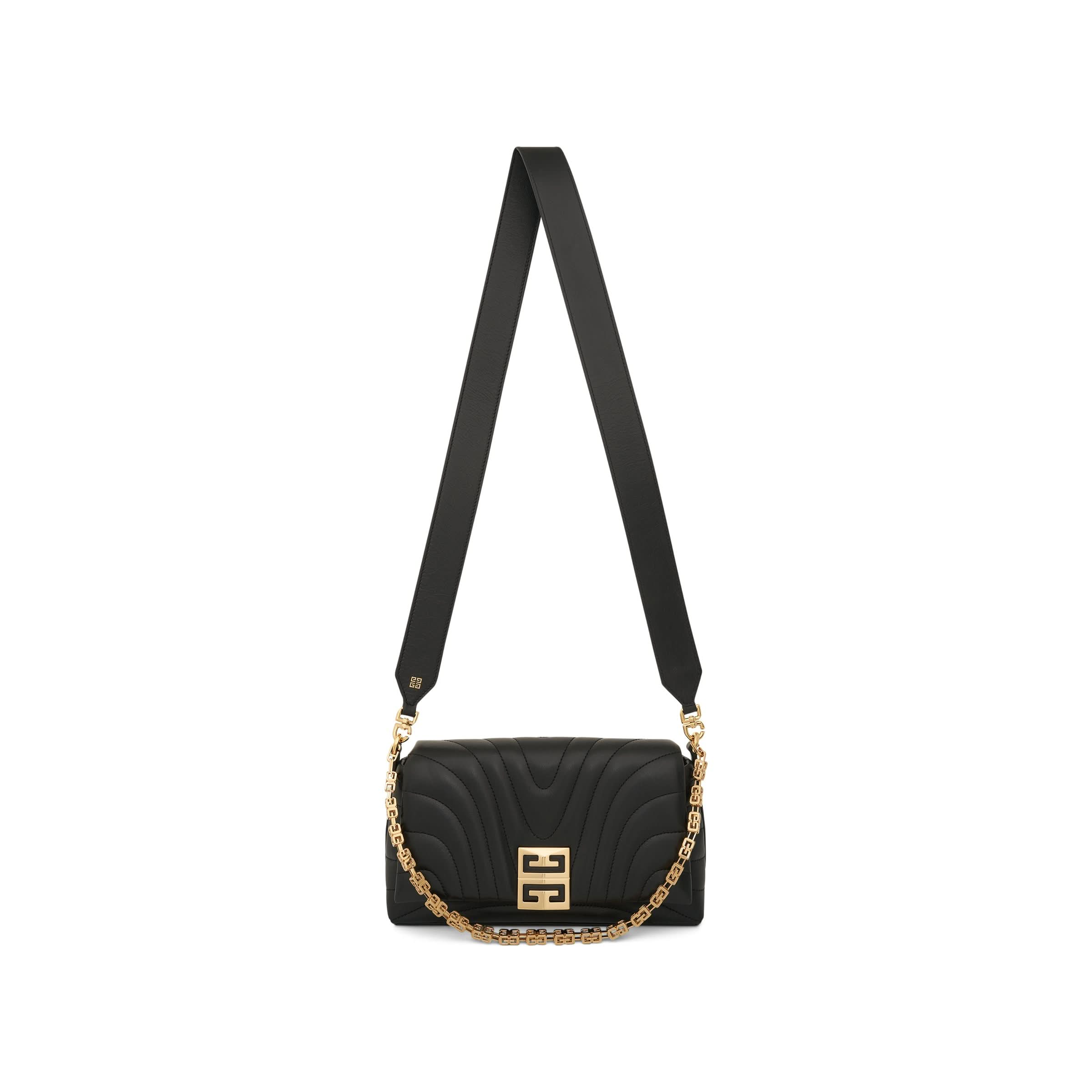 4G Soft Bag in Quilted Leather in Black