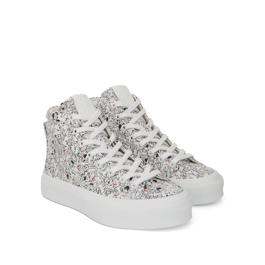 Disney 101 Dalmatians City High Sneaker in White