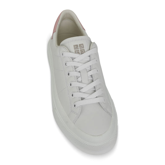 City Sport Sneaker in White/Pink