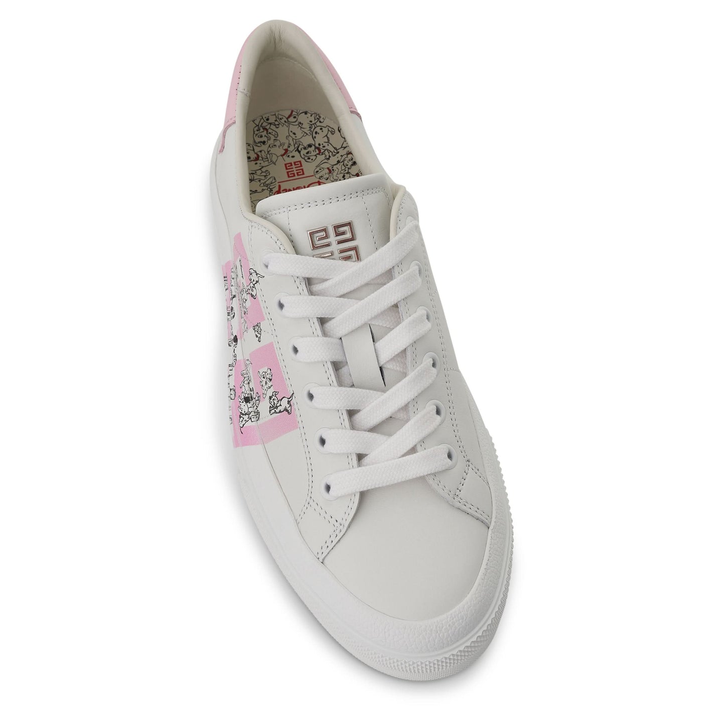 Disney 101 Dalmatians City Sport Sneaker in White/Pink