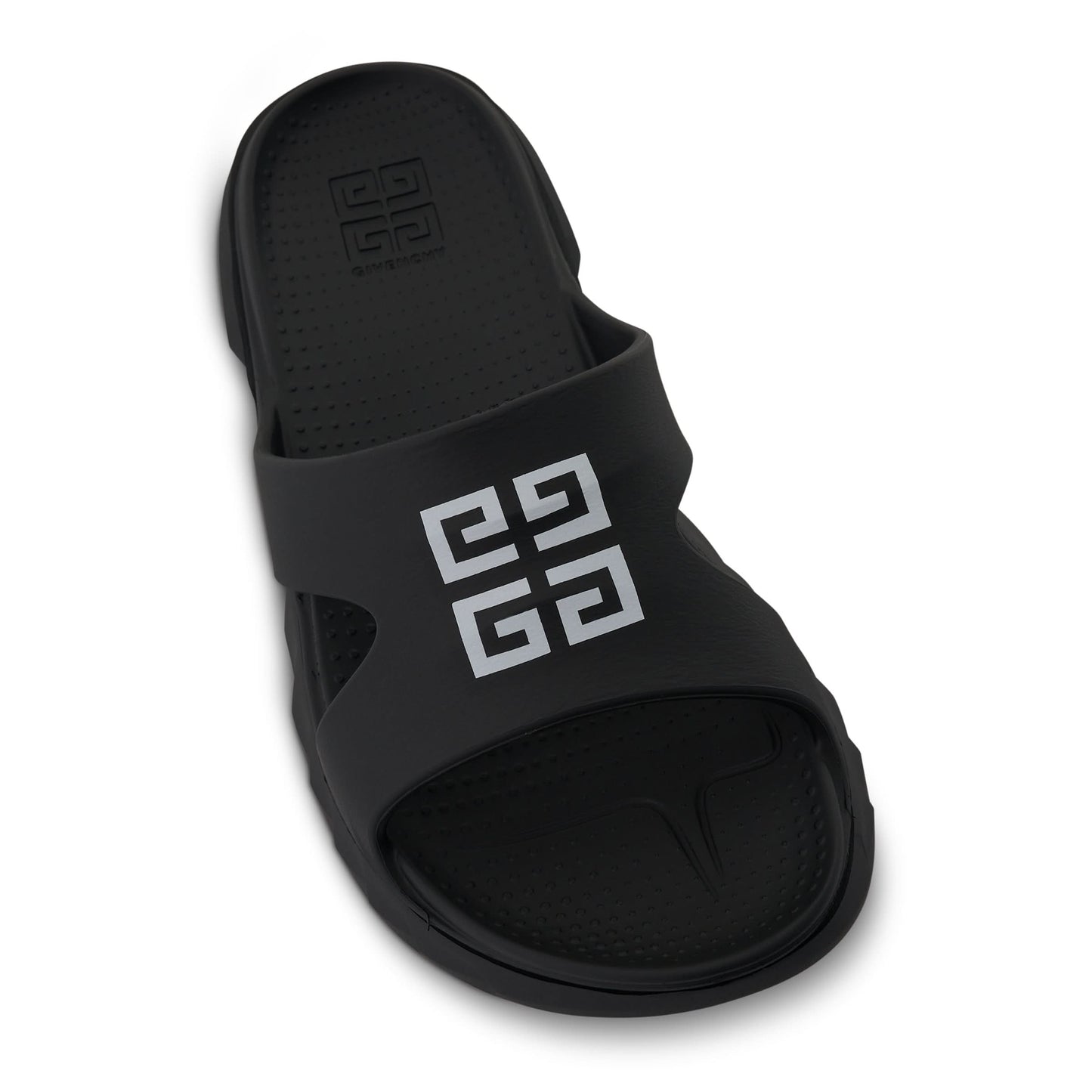 Marshmallow Sandal with 4G Logo Print in Black