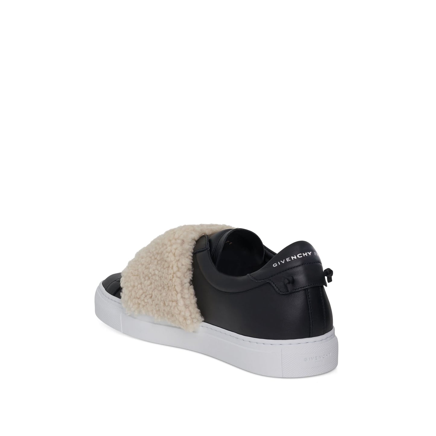 Urban Street Elastic Band Sneaker in Black/Natural