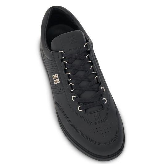 G4 Sneaker in Calf Leather in Black