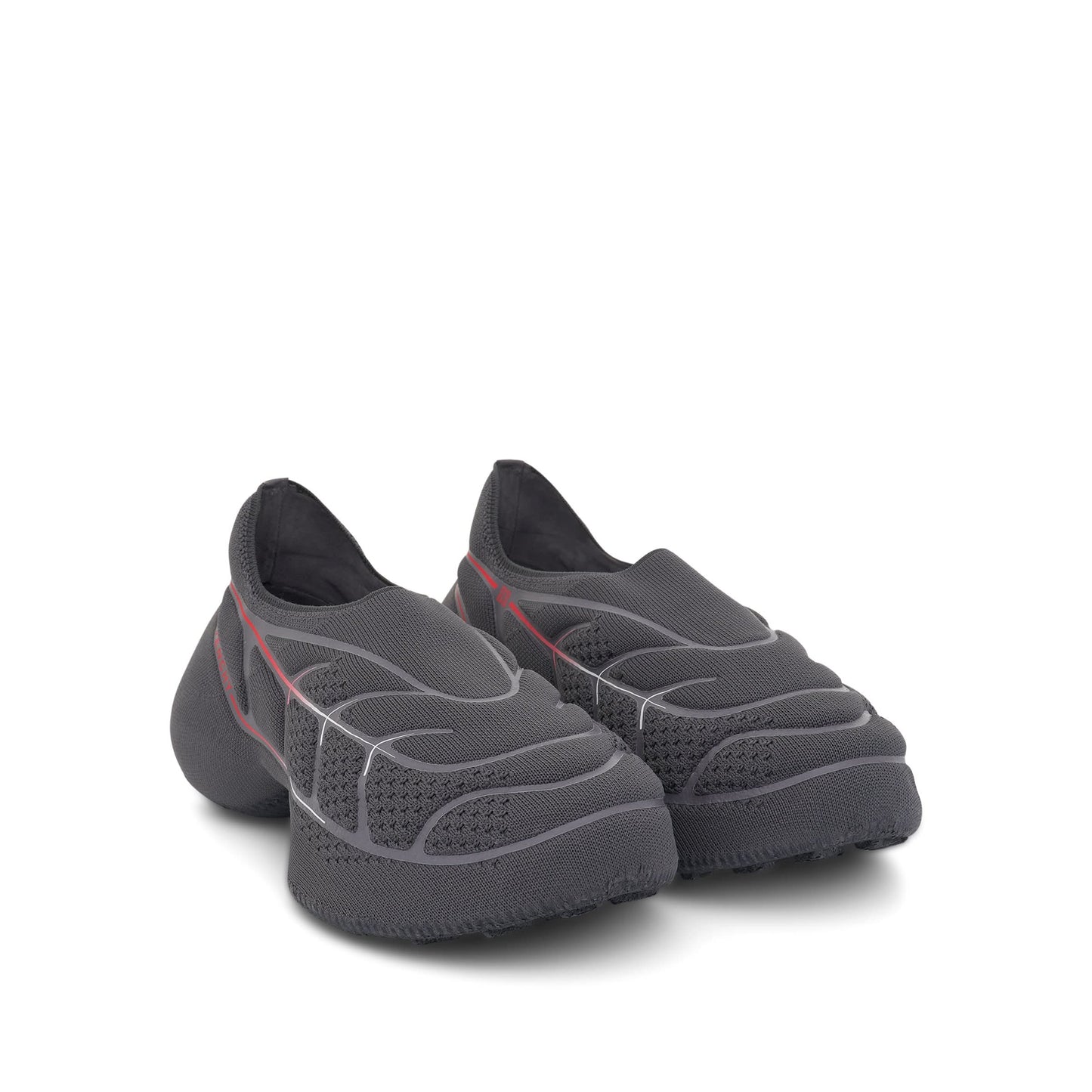 TK 360 Plus Sneaker in Grey/Red