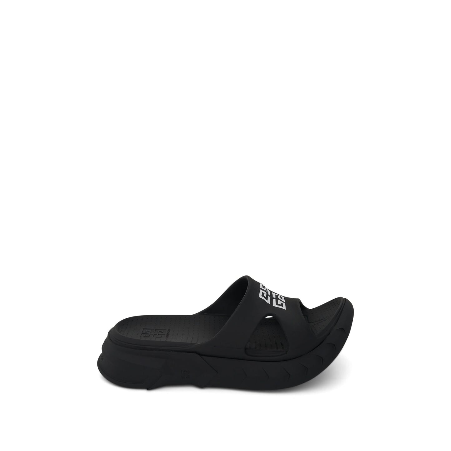 Marshmallow Sandal with 4G Logo in Black