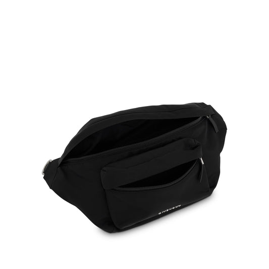 Essential U Bumbag in Black Nylon