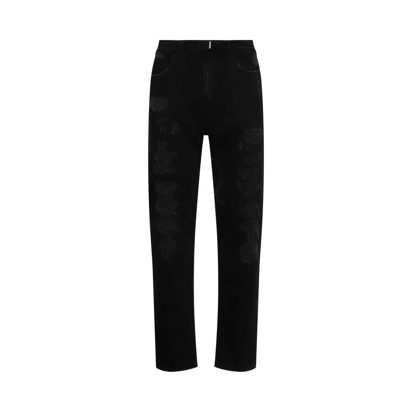 Classic Slim Fit Denim Jeans in Black