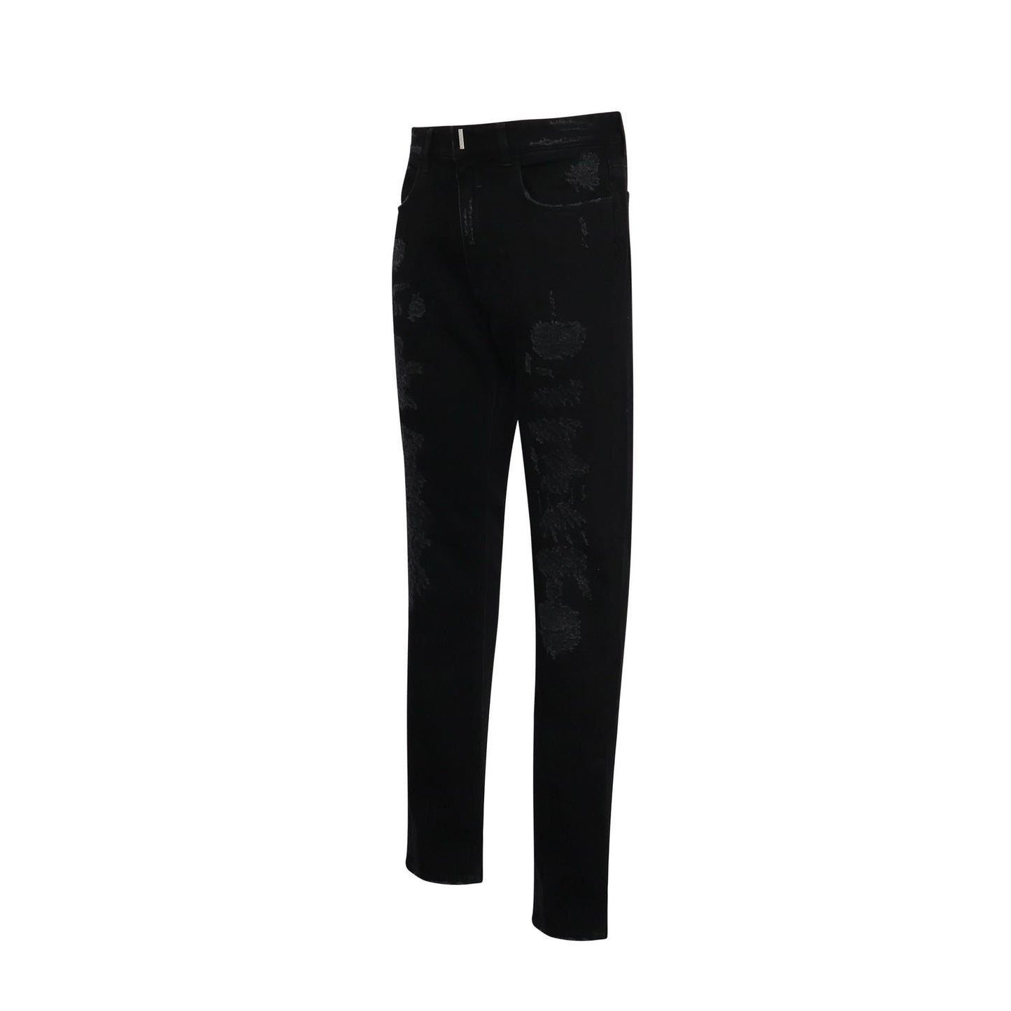 Classic Slim Fit Denim Jeans in Black