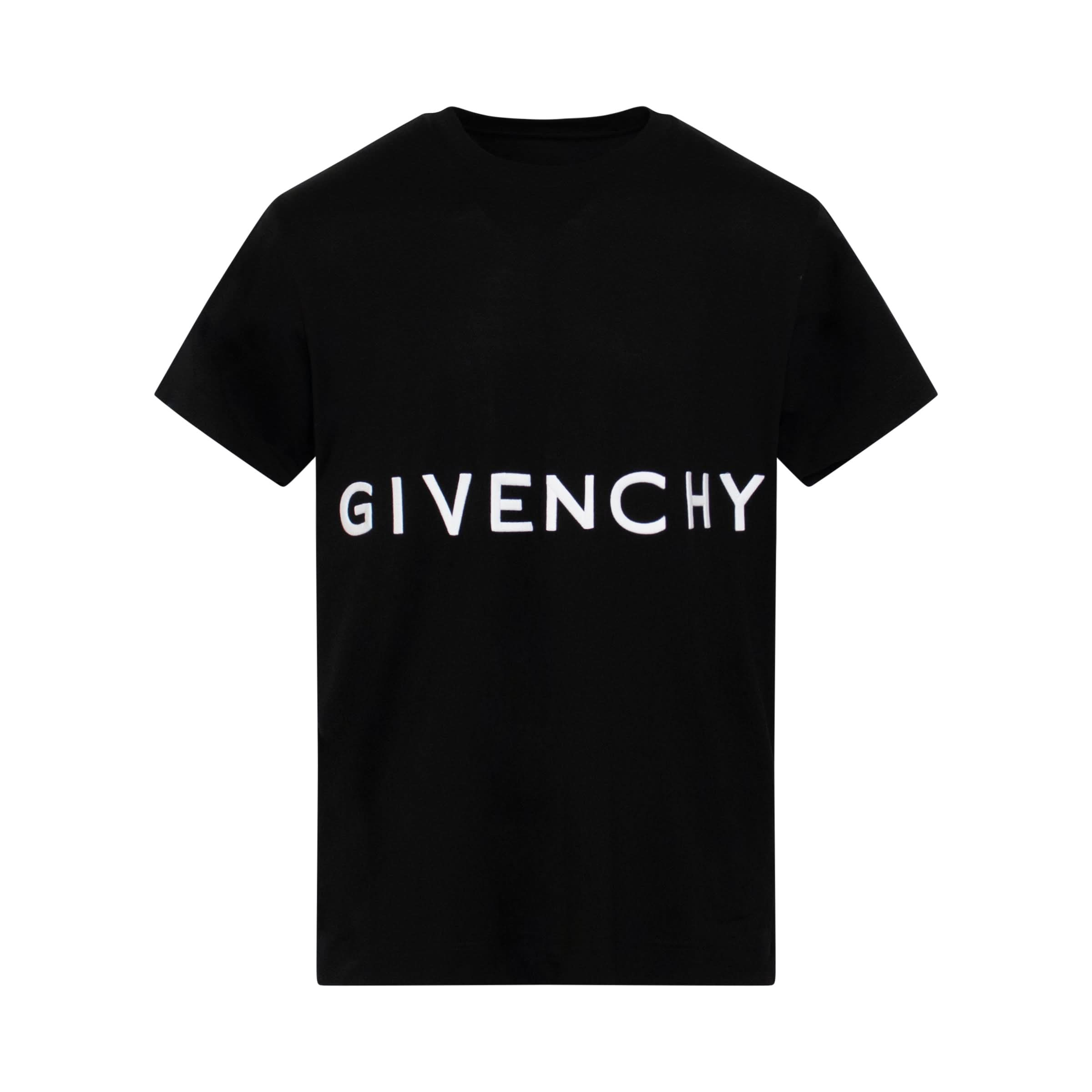 4G Logo Oversized T-Shirt in Black