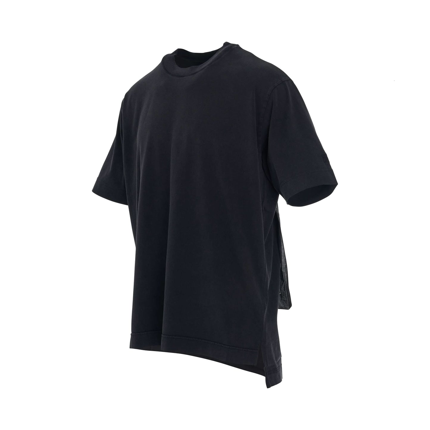 Embroidered Bandanas Washed T-Shirt in Black