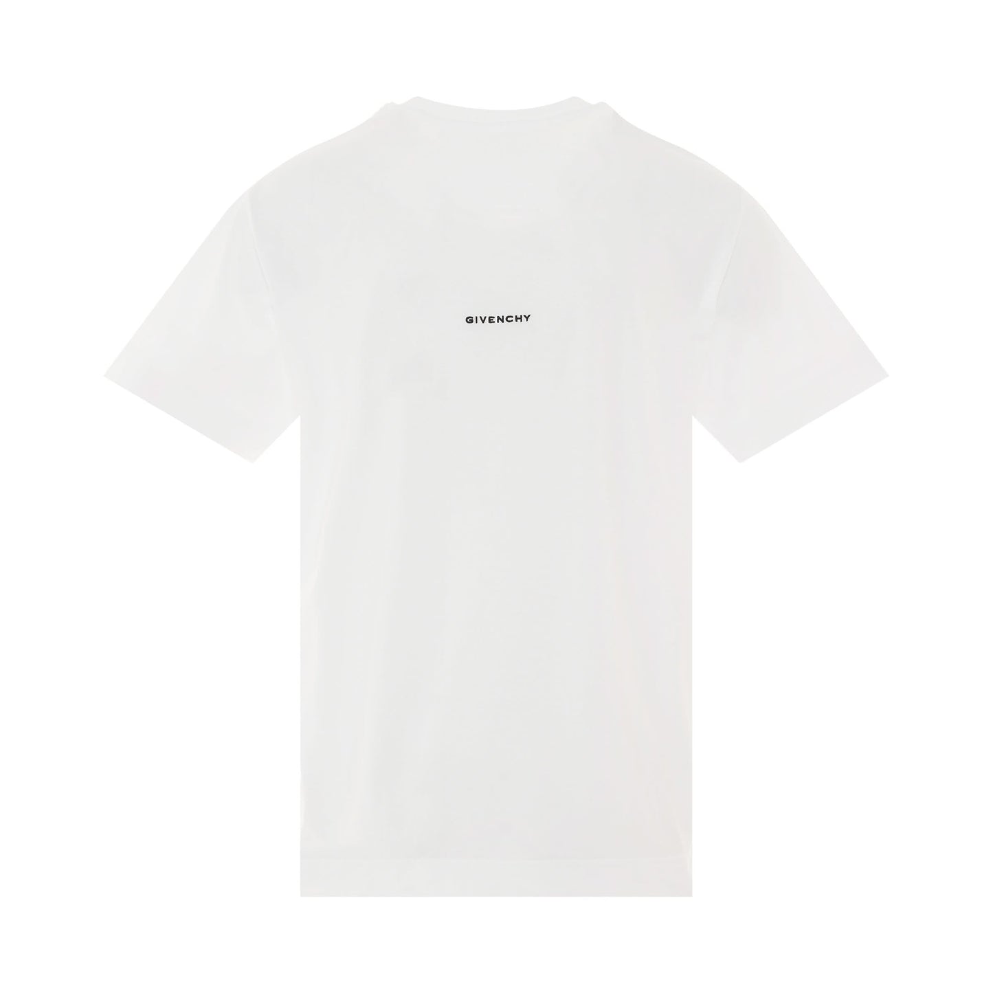 4G Logo Embroidered T-Shirt in White